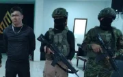 El sospechoso fue capturado por las autoridades.