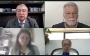Consejeros electorales durante la sesión de este lunes 20 de julio.