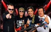 Los integrantes de Blaze, la banda ecuatoriana de heavy metal creada en Guayaquil en 1984.