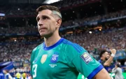 Emiliano 'Dibu' Martínez, guardameta figura de la selección de Argentina.