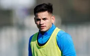 Teodoro Arce durante una sesión de entrenamiento con el Rodina Moscow, club en el que militó antes de convertirse en nuevo refuerzo de Emelec.