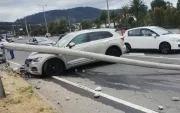 El choque en la Ruta Viva dejó una persona herida y daños materiales.