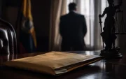 Un sobre manila simboliza las denuncias sobre la penetración del crimen organizado en las instituciones ecuatorianas y las advertencias que, según el artículo, nunca fueron atendidas.