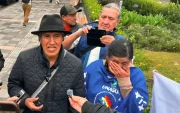 Lauro Sigcha, presidente de la Federación de Organizaciones Indígenas y Campesinas del Azuay (FOA), expresó el rechazo de la organización al Tratado de Libre Comercio entre Ecuador y Canadá.