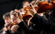 Referencial. Orquesta en concierto.