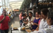 El complejo gastronómico fue inaugurado en 2018 como una apuesta para dinamizar la oferta turística y culinaria del centro de Guayaquil.