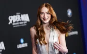 La actriz Sadie Sink llega al estreno mundial de Spider-Man: Brand New Day en el Dolby Theatre de Los Ángeles, California (EE. UU.), el 27 de julio de 2026.
