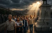 Ciudadanos marchan en busca de una democracia que garantice la libertad y la dignidad frente al desgaste de las instituciones y la brecha de privilegios en el poder político.