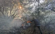 Itulcachi. Bomberos y ciudadanía controlaron el incendio forestal tras varias horas de trabajo y evitaron que las llamas se propagaran a otras áreas.