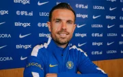 Jordan Henderson, durante su presentación como nuevo refuerzo del Brentford para la temporada 2026-27.