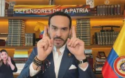Captura de video de una transmisión en la cuenta en X @ABDELAESPRIELLA del presidente electo de Colombia, Abelardo De la Espriella.