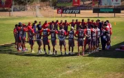 La plantilla de El Nacional durante una sesión de entrenamiento previa a su próximo compromiso oficial.
