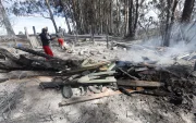 El Quinche. El viento aceleró la propagación del incendio. Bomberos continuaron hasta ayer con labores de enfriamiento y monitoreo permanente.