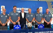 Arsène Wenger participa en una rueda de prensa de la FIFA durante el Mundial 2026 en Estados Unidos.