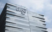Uno de los edificios donde duncionan las oficinas de la empresa de telecomunicación Tigo.