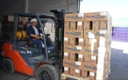 Cajas de medicinas que serán enviadas a casas asistenciales de la provincia de Guayas.