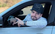 César Gastélum, influencer en Sinaloa, en una de sus apariciones públicas antes del hecho.