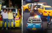 ATM sanciona a taxi captado con dos pasajeros en la cajuela en Guayaquil.