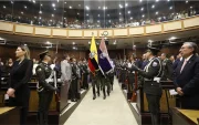 Asamblea conmemoró el 10 de Agosto en Quito para recordar los 217 años de la Independencia.