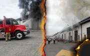 El incendio ha alarmado a toda la vía a Daule.