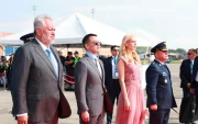 Daniel Noboa llega a Cali para asistir a la investidura de Abelardo de la Espriella.