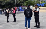 En el parque La Carolina, junto a la parada del metro, se ubica un Puesto de Mando Operativo, para reforzar la seguridad.
