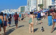 Los balnearios de la provincia de Santa Elena lucieron con gran presencia de turistas por el feriado de agosto