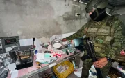 Procesamiento. El inmueble tenía un molino y materiales para sellar y etiquetar medicamentos.