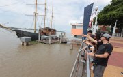 Turismo. Navegar el río ya no es posible en el barco Morgan. Este ícono  está a la deriva.