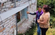 Terremoto de 7,4 dañó tres viviendas en El Capote, Tulcán, el 10 de agosto.