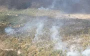 Desde la noche del 10 de agosto de 2026 se registra un incendio forestal en el sector de Rayocucho, Calacalí.