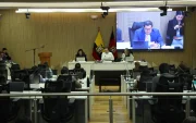 El alcalde, Pabel Muñoz, durante la sesión del Concejo de este 11 de agosto de 2026.