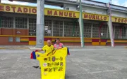 El ecuatoriano pudo conocer la cancha del estadio Manuel Murillo Toro, escenario donde esperaba ver jugar a Independiente del Valle (1)
