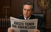 El ministro del Interior, John Reimberg, lanzó una advertencia a los jueces que luego intentó acomodar.