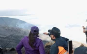 Imagen de la ministra de Gobierno, Nataly Morillo, en el sitio.