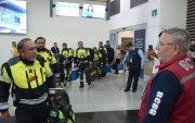 Un grupo de rescatistas regresó de Venezuela en junio pasado tras apoyar en las tareas de búsqueda de sobrevivientes tras el sismo en ese país.