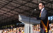 Noboa llegó a Pekín este 16 de agosto para reunirse con Xi Jinping.