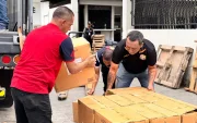 El cargamento de más de 4 millones de medicamentos que llegó a Manabí.
