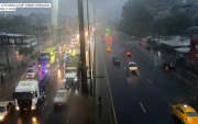 En el sector de Florida Norte, en la vía Perimetral, fue uno de los puntos donde llovió este 17 de agosto.