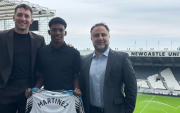 Johan Martinez en las instalaciones de Newcastle United