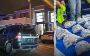 Pasaportes, celulares, cámaras y dinero en efectivo fueron encontrados durante la intervención policial en una residencia de vía a la costa.