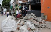 Estragos en una vivienda causados por el terremoto de magnitud 7,4  en Montenegro (Quindío, Colombia).