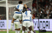 Liga de Quito celebra su victoria ante Mirassol con Gonzalo Valle como una de sus figuras.