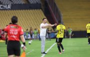 La goleada 3-0 de Barcelona ante Orense reflejó una mejoría en el equipo de Pablo Trobbiani.