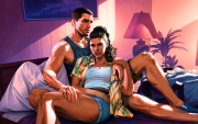 Ilustración del protagonista del juego GTA VI.