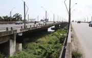 El accidente se registró en el Puente de la Unidad Nacional.