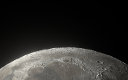 La superficie lunar, escenario de experimentos sobre producción de cemento.