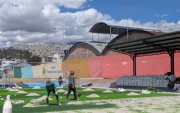 Calderón. La intervención del parque Profesores Municipales se financió mediante presupuestos participativos, pese a los bajos niveles de ejecución.