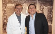 Gustavo Petro y Andrés Aráuz se reunieron en Ciudad de México.