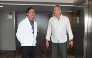 Gustavo Petro y Rafael Correa se reunieron en Ciudad de México este martes 1 de septiembre.